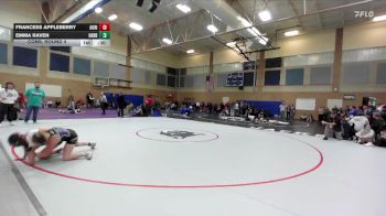 125lbs Cons. Round 4 - Emma Raven, Harrisburg (Girls) vs Francess Appleberry, Auburn Riverside (Girls)
