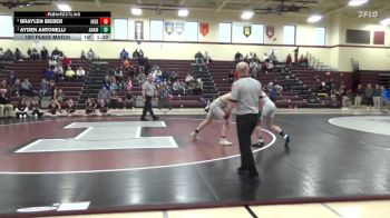 175 lbs 1st Place Match - Ayden Antonelli, Anamosa vs Braylen Bieber, Independence