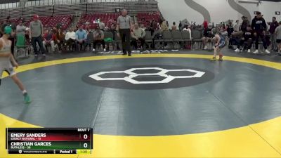 55 lbs Round 2 (8 Team) - Christian Garces, Ruthless vs Emery Sanders, Legacy National