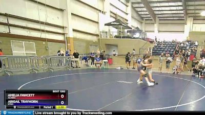 150 lbs Semifinal - Amelia Fawcett, Alaska vs Abigail Trayhorn, Utah