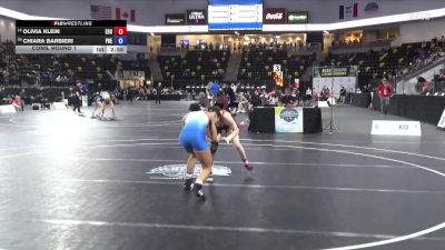 103 lbs Cons. Round 1 - Olivia Klein, East Stroudsburg University vs Chiara Barbieri, Presbyterian