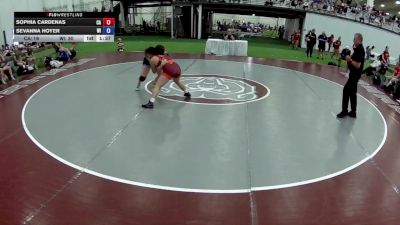 140 lbs Sophia Cardenas, California vs Sevanna Hoyer, Wisconsin