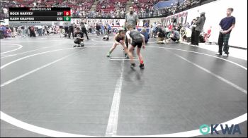 60 lbs Semifinal - Rock Harvey, Standfast vs Kash Knapski, Kingfisher YellowJackets