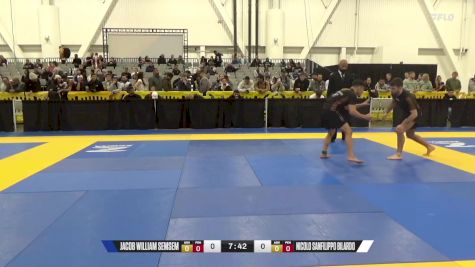 Nicolo Sanfilippo Bilardo vs Jacob William Semsem 2024 World IBJJF Jiu-Jitsu No-Gi Championship