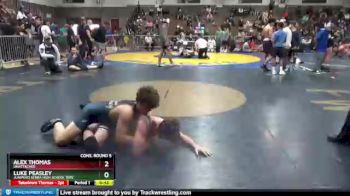 155 lbs Cons. Round 5 - Luke Peasley, Junipero Serra High School Wre vs Alex Thomas, UNATTACHED