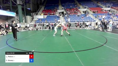 132 lbs Cons 32 #2 - Lucas Peters, Wisconsin vs Carson Bissey, Illinois