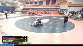 184 lbs Cons. Round 3 - Braiden Young, Augustana College vs Trystan Altensey, Wisconsin-Stevens Point