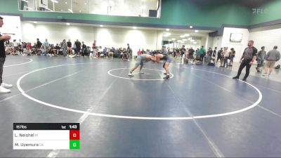 157 lbs Consi Of 64 #2 - Logan Neishel, RI vs Mikel David Uyemura, CA