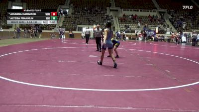 1-5A 132 Quarterfinal - Alyssa Franklin, Northside High School vs Arianna Hammack, W. S. Neal