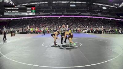 D1-120 lbs Champ. Round 1 - Steve Vaughn, Davison HS vs Alekh Marion, Kalamazoo Central HS