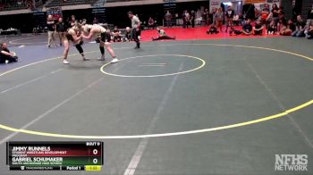 189 lbs Semifinal - Jimmy Runnels, Student Wrestling Development Program vs Gabriel Schumaker, South Anchorage High School