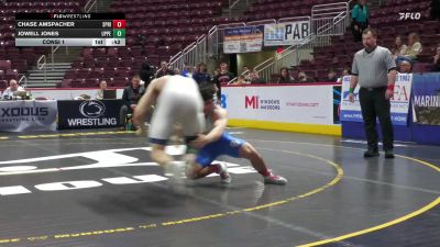 172 lbs Consi 1 - Chase Amspacher, Spring Grove vs Jowell Jones, Upper Merion
