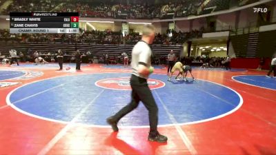 144-1A Champ. Round 1 - Zane Chavis, Commerce Hs vs Bradly White, East Laurens