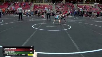 75 lbs Round 2 (6 Team) - Lynkin Carter, The Untouchables vs Holly Eason, Midwest Misfitz Black