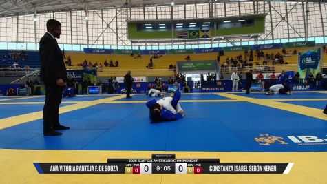 Constanza Isabel Serón Nenen vs Ana Vitória Pantoja F. De Souza 2026 IBJJF Sul Americano Championship