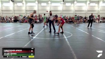 157 lbs Round 3 (8 Team) - Christopher Apricio, Lost Boyz vs Kylier Crooks, Ohio Gold