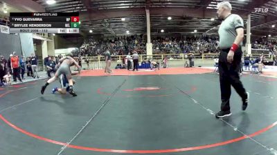 113 lbs Quarterfinal - Yvo Guevarra, White Pine vs Brylee Henderson, Wells