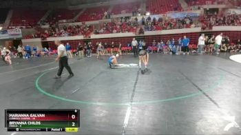 107 lbs 2nd Wrestleback And Semi-finals (16 Team) - Tylie Ramos, Lubbock Cooper vs Natalie Lopez, Frisco