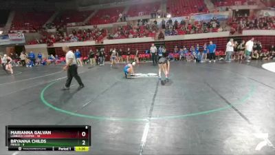 107 lbs 2nd Wrestleback And Semi-finals (16 Team) - Tylie Ramos, Lubbock Cooper vs Natalie Lopez, Frisco