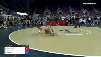 138 lbs Cons 32 #1 - Quinton Chapman, Indiana vs Matthew Ryan, Connecticut