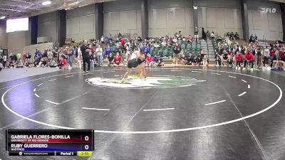 117 lbs Cons. Round 2 - Gabriela Flores-Bonilla, University Of Rio Grande vs Ruby Guerrero, Hastings