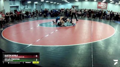 144 lbs Quarterfinal - Myles Preston, Machine Shed vs Austin Noble, Willie Walters Wrestling Club