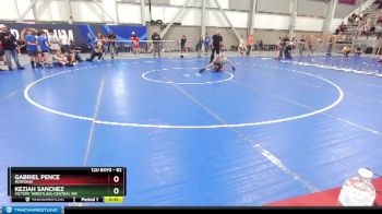 82 lbs Cons. Round 2 - Keziah Sanchez, Victory Wrestling-Central WA vs Gabriel Pence, Montana