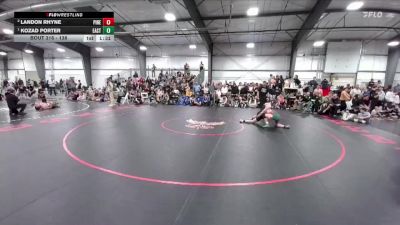 138 lbs 1st Place Match - Kozad Porter, Cheyenne East vs Landon Rhyne, Pinedale