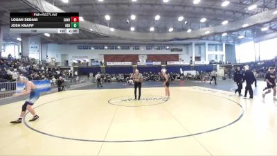 108 lbs Round 1 (3 Team) - Josh Knapp, Horseheads Sr HS vs Logan Sedani, Sachem North