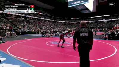 165-3A 5th Place Match - Troy Munson, Centauri High School vs Jace Morgan, Alamosa