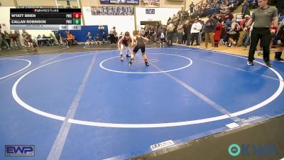 83 lbs Rr Rnd 2 - Wyatt Brien, Pawnee Wrestling Club vs Callan Robinson, Pawnee Wrestling Club