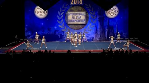 UKnight Training Center - Blackjacks [2018 L3 Senior Small D2 Day 1] UCA International All Star Cheerleading Championship