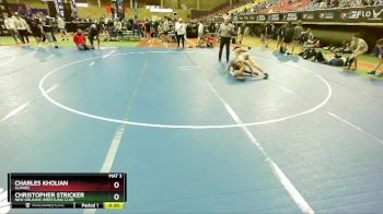 138 lbs Cons. Round 1 - Christopher Stricker, New Orleans Wrestling Club vs Charles Kholian, Illinois