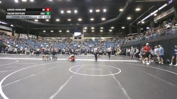 133 lbs Champ. Round 2 - Talon Suttles, Colby Community College vs Lukas Hainline, Newman