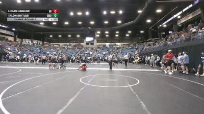 133 lbs Champ. Round 2 - Talon Suttles, Colby Community College vs Lukas Hainline, Newman