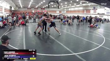 215 lbs Semifinal - Sam Andres, Thunderbolt Wrestling vs Jack Murphy, Wrestling With Character