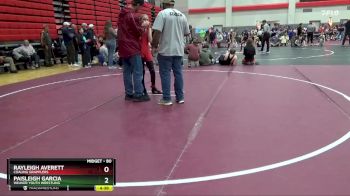 80 lbs 1st Place Match - Rayleigh Averett, Coaling Grapplers vs Paisleigh Garcia, Weaver Youth Wrestling