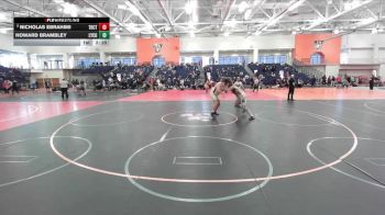 285 lbs Champ. Round 2 - Nicholas Ebrahimi, Trinity (CT) vs Howard Brambley, Lycoming