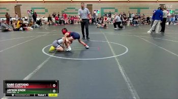 64 lbs Round 4 (6 Team) - Jayson Knox, Lions Den vs Gabe Custodio, Virginia Patriots