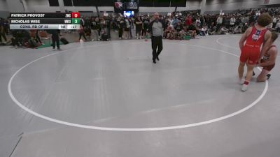 144 lbs Cons. Rd Of 32 - Patrick Provost, Zumwalt Wrestling Club vs Nicholas Wise, Viking Wrestling Club (IA)