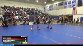 182 lbs Quarterfinal - Benedek Magyar, Irvine High School vs Ivan Torres, North Torrance High