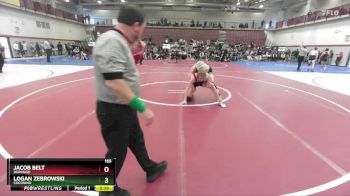 165 lbs Cons. Round 6 - Logan Zebrowski, Coconino vs Jacob Belt, Durango