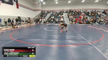 107 lbs Quarterfinal - Miah Larranaga, El Paso Franklin (Girls) vs Kylie Wood, Rockwall (Girls)