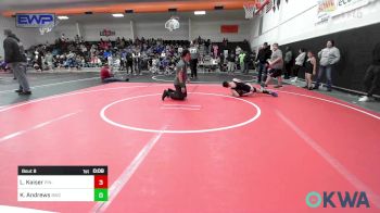 90 lbs Rr Rnd 1 - Logan Kaiser, Pin-King All Stars vs Kiowa Andrews, Berryhill Wrestling Club