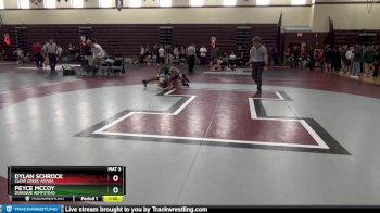 JV-33 lbs 1st Place Match - Dylan Schrock, Clear Creek-Amana vs Peyce McCoy, Dubuque Hempstead