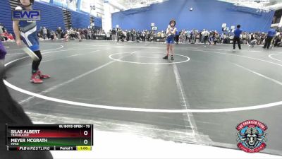 73 lbs Cons. Semi - Meyer McGrath, Piper vs Silas Albert, Trailblazer