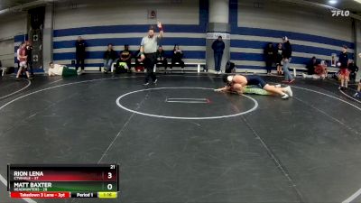 210 lbs Round 7 (8 Team) - Rion Lena, CTWHALE vs Matt Baxter, Headhunters