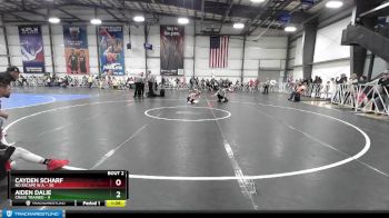 80 lbs Rd# 1 9:00am Friday - Cayden Scharf, No Escape W.A. vs Aiden DAlie, Crass Trained