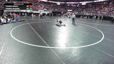126 lbs Quarters - Thomas Heraly, West De Pere vs Dominic McGuire, Janesville Parker