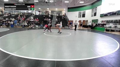 175 lbs Cons. Round 5 - Philip Fiagan, Rogers High School Wrestling vs Maddox Witt, Tuttle High School